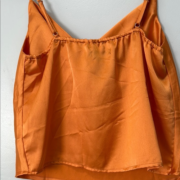 Nasty Gal Orange Fitted Sleeveless Camisole - Picture 4 of 5